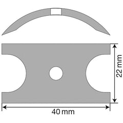 Johnson 1/2 Cam Plate 01-45084 for Johnson F4B Engine Cooling Pumps