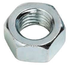 10mm Full nut Zinc plated