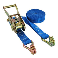 Tie Down Lashing Ratchet Straps (1.5T 25MM 10M Cargo Load Securing Claw Hook)