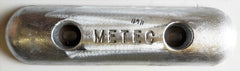 METEC 457mm Hull Anode 2.4kg - Aluminum