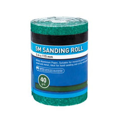 BLUE SPOT TOOLS 5MTR 115MM SANDING ROLL 40 GRIT