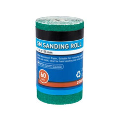 BLUE SPOT TOOLS 5MTR 115MM SANDING ROLL 60 GRIT