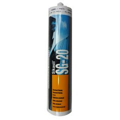 Black Sikasil SG-20 Structural Silicone Adhesive 300ml