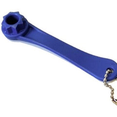 Blue Winch Key 122mm With Chain