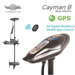 HASWING Cayman B /GPS, Bow Mount Electric Outboard Trolling Motor (Black Or White)