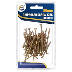 50mm Chipboard Screws 125G