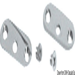 Handrail Kit 2 plates + 2 screws