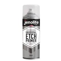 JENOLITE Universal Etch Primer | GREY | High Performance Primer For Difficult Surfaces Including Aluminium Galvanised Steel Stainless GRP Plastic | 400ml