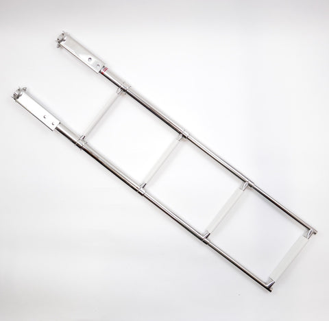 Telescopic Boarding Ladder, 316 Stainless Steel, 4 Steps