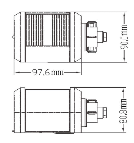 Green Starboard LED Navigation Light MaxiNav Range for boats up to 20m