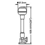 All Round LED Light with Adjustable Base. 635mm (L)