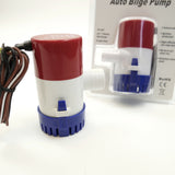 550 GPH Automatic Bilge Pump, 12V DC