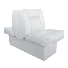 Lounge Yacht Seat, White, Boat Marine Grade Upholstery