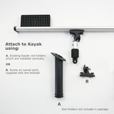 Kayak Outboard Support Bracket