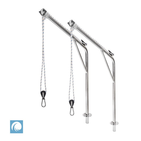 Stainless Steel Davits (Pair) – 120kg Load