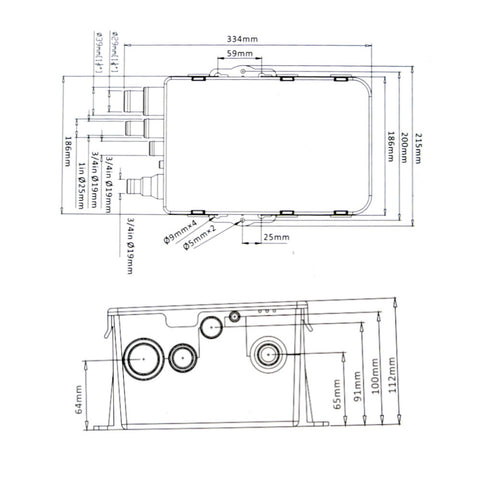 750GPH Shower Sump and Pump