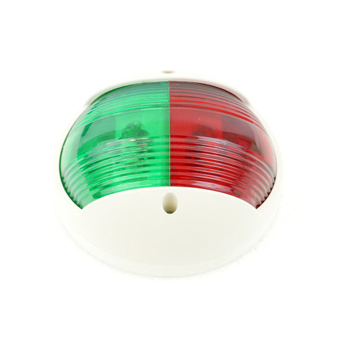 Red & Green Combination Bow LED Navigation Light DomeNav Range boats up to 20m