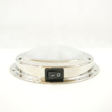 LED Dome Light Stainless Steel, with integral switch, 168mm (Dia.)