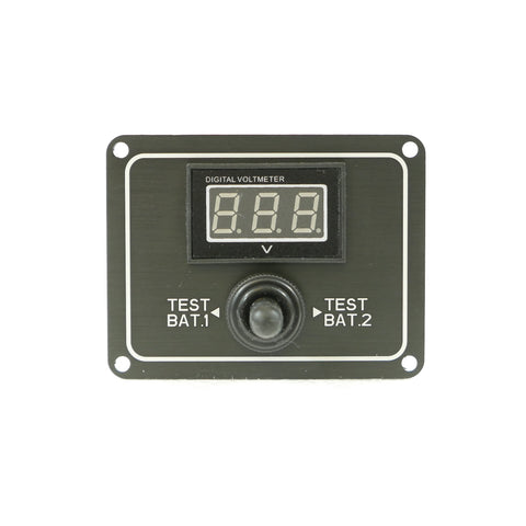 Digital Battery Voltage Test Switch Panel, 10 – 30V DC