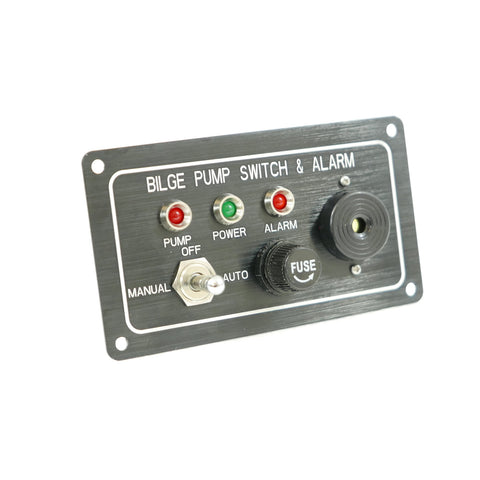 Bilge Alarm and Pump Switch Panel, 12V DC