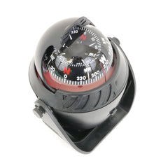 Illuminated Magnetic Navigation Compass – Black, Large