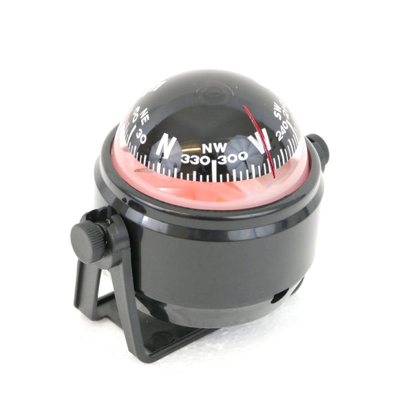 Magnetic Navigation Compass – Compact, Black