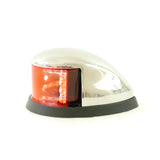 Stainless Steel LED Bi-Color (Red/Green) Bow Navigation Light 12V