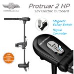 HASWING Protruar 2HP Electric Outboard 12V with Digimax Controller