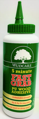 Wudcare PU Wood Glue (5 minute Fast Grab Adhesive)