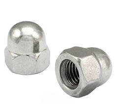 Zinc Hex Dome Nuts 10pk