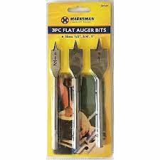 Marksman 3Pc Flat Auger Bits