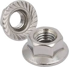 Flanged Stainless Steel Nut