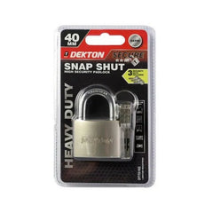 Dekton Snap Shut High Security Padlock