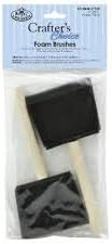 Royal Langnickel Foam Brushes 2pk