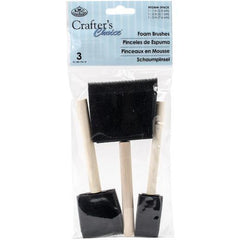 Royal Langnickel Foam Brushes 3pk